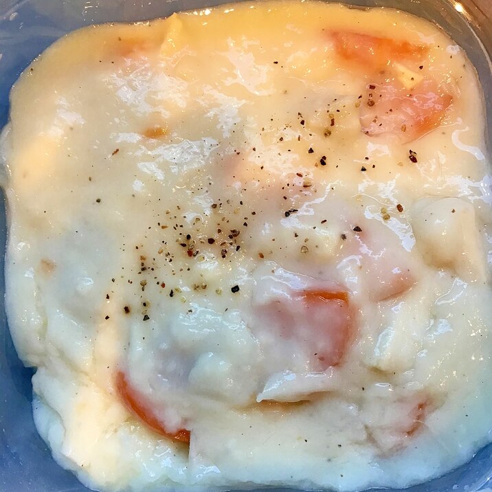 京芋(たけのこ芋)と鶏もものクリーム煮。